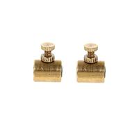 CLISPEED 2Pcs Violin Wolf Tone Mute Premium Violin Accessories with Metal Knob for Vibration Suppression and Fine Sound Control