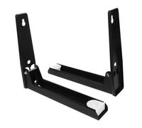 CLISPEED 2pcs Wall Mount Microwave Oven Bracket Oven Stand Thickened Kitchen Shelf Organizer Space Saving