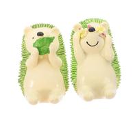 CLISPEED 2pcs Wall Mounted Toothbrush Holder Cute Multi-functional Bathroom Organizer for Toothbrushes Punch Installation Easy to Color