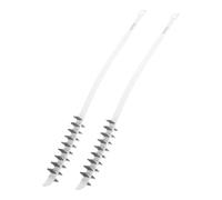 CLISPEED 2pcs Washing Machine Cleaning Brushes for Drum and Vent PP Material Crevice Scrubber with Extended Handle for Washing Machine Inner Wall Dirt Removal