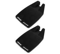 CLISPEED 2pcs Wheelchair Pedal Footplates for Patient Black Abs Material Ergonomic Design More Stable Beautiful Appearance Mobility Aid for Athletes and People Special Needs