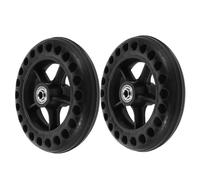 CLISPEED 2pcs Wheelchair Wheels Replacement Front Rear Solid Tires with Central Honeycomb Anti-Slip for Enhanced Mobility and Comfort Rough Surfaces