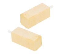 CLISPEED 2pcs Wooden Bubble Stone Air Bubbler for Aquarium Protein Skimmer Small Compact Oxygen Diffuser for Freshwater and Fish Tanks Enhances Water Oxygenation and Circulation