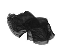 CLISPEED 2pcs Xxl Black Birdcage Cover Mesh Net for Parrot Cage with Seed Catcher Skirt, Breathable Dustproof Gauze Protector for Large Round Square Bird Cages in Indoor and Outdoor Use