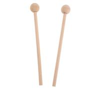 CLISPEED 2pcs Xylophone Mallets Wood Percussion Sticks for Early Childhood Music Education Safe Design Sound Quality for Rhythm and Tone Exploration