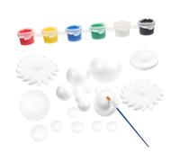 CLISPEED 2Sets Solar System Foam Balls DIY Craft Kit Polystyrene Planet Balls for Home Decor Festival Decorations and Creative Projects for Adults