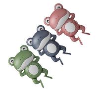 CLISPEED 3 Pcs Adorable Clockwork Bath for Interactive Swimming Frog in Blue Pink and Green Design Finger Exercise Fun Without Batteries