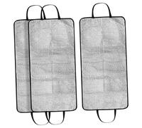 CLISPEED 3 Pcs Air Conditioning Outdoor Cover Insulated Window Ac Cover Universal Silver Aluminum Foil