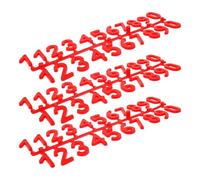 CLISPEED 3 Pieces Plastic Beekeeping Number Signs Hive Marking Tags Beekeeping Accessory for Hive Identification and Management