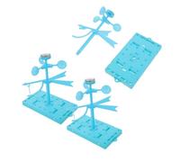 CLISPEED 3 Sets Plastic Weather Vane Science Experiment Kit for Preschool Stem DIY Wind Direction Measuring Instrument Classroom Teaching Aids for Physics and Environmental Studies