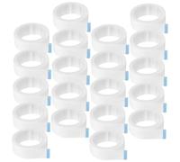 CLISPEED 30 Rolls Non-woven Fabric Lash Tape for Eyelash Extensions Breathable Self-adhesive Tape Gentle Skin-friendly for Professional Easy to Remove White