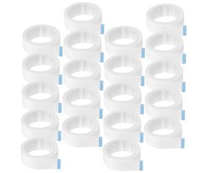 CLISPEED 30 Rolls Non-woven Fabric Lash Tape for Eyelash Extensions Breathable Self-adhesive Tape Gentle Skin-friendly for Professional Easy to Remove White