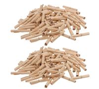 CLISPEED 300pcs Mini Scrolls Vintage Kraft Paper Blank Message Scrolls for Birthday and Valentine Decoration for Wishing in A Bottle 2.36x1.18 Inches