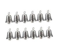 CLISPEED 30Pcs Alloy Bells for DIY Jewelry Making Craft Projects Home Party Decorations Small Hanging Bells for Rattle Drum and Festive Events