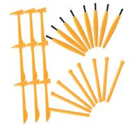 CLISPEED 30Pcs Dinosaur Eggs Dig Kit Educational Excavation Tools for Hammer Brush for Realistic Archaeology Experience for Learning Fun Activities