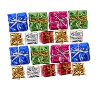 CLISPEED 30pcs Dollhouse Ornament Foam Mini Boxes Ornaments Miniature Presents Miniature Christmas Decorations Dollhouse Scenery Props Mini Decor Doll House Prop