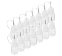 CLISPEED 30pcs Empty Squeeze Bottles with Precision Pointed Tip Applicator for Glue Oil Paint DIY Crafting Lightweight Liquid Dispensing Bottles for Narrow Spaces