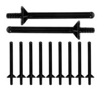 CLISPEED 30pcs Nose Hair Waxing Sticks Nose Hair Removal Tools Pp Material No Burrs Black Colour for Salons and Home Use