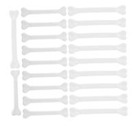 CLISPEED 30pcs Plastic Bones for Halloween Decorations Realistic Fake Skeleton Props with Hanging Holes for and Seasonal Crafts Create Spooky Atmosphere