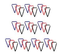 CLISPEED 30pcs Polyester Medal Award Neck Ribbons with Snap Clips Comfortable and Resilient Flat Medal Lanyards for Academic Award Ribbons