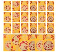 CLISPEED 30pcs Red Envelopes for Dragon Year with Delicate Printed Patterns, Paper Material, Practical Design to Bring Blessings, for New Year Use and Giving Assorted Style Assorted Style