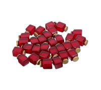 CLISPEED 30PCS Scale Miniature Resin Jam Jars with Lids for Dollhouse Accessories Realistic Tiny Food Models for Kitchen Decor and Photography Scenes