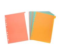 CLISPEED 31-tab A4 Plastic Index Dividers, 31-Section Colored Binder Page Separators for Office Filing, Multi-Hole Punch, Sturdy Sheet Protectors for School and Work Organization