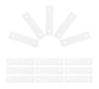 CLISPEED 320Pcs Optical Chin Rest Paper Disposable White Sheets for Optometry Equipment Computer-Aided Eyeglasses Fitting in Optical Stores and Hospitals