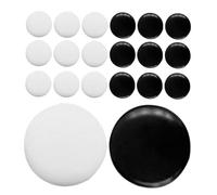 CLISPEED 360Pcs Go Chess Pieces Double-sided Convex Design Melamine Chess Stones Smooth Surface for Educational Board Game Home Use