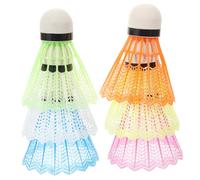 CLISPEED 36Pcs Colorful Plastic Badminton Shuttlecocks for Lightweight Sports Accessories Outdoor Play Fun for Boys