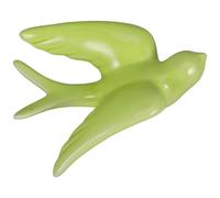 CLISPEED 3D Ceramic Swallows Wall Hanging in Yellow Bird Wall Decor for Dining Room and Hallway European Style Home Ornament