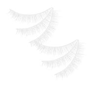 CLISPEED 3pairs Natural Short False Eyelashes Lash Extensions Cosplay Makeup Lashes