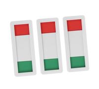 CLISPEED 3pcs Acrylic Privacy Door Signs Sliding Occupied Vacant Indicators for Office Conference Rooms Clinics Studios Visible Red Background