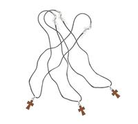 CLISPEED 3pcs Adjustable Rope Chain for Women Crosses Lightweight DIY Jewelry for Everyday Style