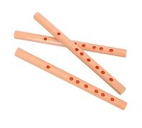 CLISPEED 3pcs Beginner Clarinet Set A-key Short Plastic Dizi Membrane Holes for Children and Adults Musical Instrument Suitable for School and Home Use