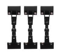 CLISPEED 3pcs Black Price Tag Holders Portable and Easy to Remove Pp Advertising Display Clips for Market Price and Product Merchandise Sign Display