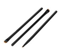CLISPEED 3pcs Cosmetics Brush Set Makeup Tools Lightweight Wooden Handle Bristle Eye Cosmetic Brush Kit Safe to Use for Professional and Ordinary Use Friends Addicted to Makeup