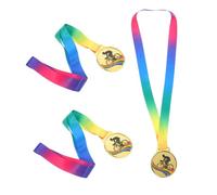 CLISPEED 3pcs Cycling Award Medals with Lanyards Zinc Alloy Bicycle Race Medals for Competitions Biking Achievement Recognition Lightweight Commemorative Sports Prizes