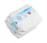 CLISPEED 3pcs Doll Nappies for Dolls Lightweight Pretend Play Diapers with Details Easy to Dress Up for Dollhouse Role Playing and Creative Gift