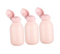 CLISPEED 3pcs Empty Refillable Travel Toiletries Bottles for Shampoo Conditioner Lotion Tsa Approved Travel Containers for Hand Luggage