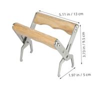 CLISPEED 3pcs Ergonomic Bee Hive Frame Holder with Handle Beekeeping Frame Gripper Tool for Secure Honeycomb Lifting Beekeeper Equipment for Apiary Work