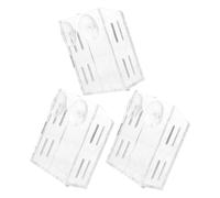 CLISPEED 3Pcs Hanging Aquarium Plant Holder Clear Water Plant Cups with Suction Design for Easy Installation and Vertical Space Optimization Fish Tank Decoration
