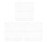 CLISPEED 3Pcs Iron Pet Cage Separator Panels for Hamster Habitat Small Animal Cage Partition Dividers for Hamsters and Squirrels