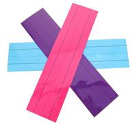 CLISPEED 3pcs Magnetic Sentence Strips for Refrigerator and Blackboards, Pet Material with Assorted Colour, Easily Erased Multi-Purpose Label Strips for Office and Other Occasions