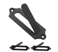 CLISPEED 3pcs Metal Animal Skull Wall Mount Hooks Upwardsloping Display Hangers for Deer Elk Heads Indoor Outdoor Decorative Rack for Living Bedroom Porch