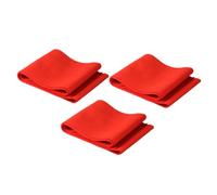 CLISPEED 3pcs Red Piano Keyboard Dust Cover for Pianos Cotton Full Protection Stretchable and Lightweight