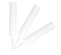 CLISPEED 3Pcs Reusable Empty Caulking Sealant Tubes Fillable Latex Caulk Tubes for Home Repair and Construction Use