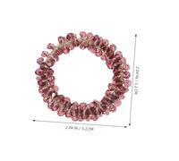 CLISPEED 3pcs Rhinestone Glitter Belt Hair Ties Scrunchies for Lady Hair Jewelry for Women Reusable Scrunchies for Women Crystal