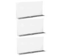 CLISPEED 3pcs Shaped PVC Magnetic Shop Goods Clapboard Thickened Shelf Dividers for Commodity Classification in Supermarkets and Stores Stable Corner Baffles for Organized Storage