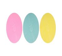 CLISPEED 3pcs Silicone Cake Rolling Mat 30cm Round Baking Mat Silicone Non-Stick Smooth Surface for Beginners and Professionals, Cake Decorating and Kitchen
